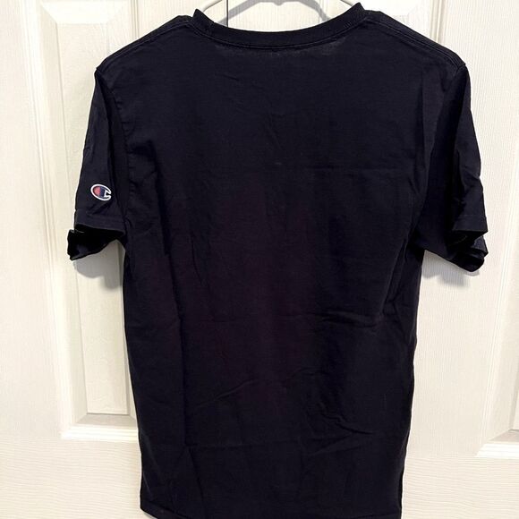 Champion Authentic Mens Classic Script Graffic Short Sleeve Shirt - Picture 2 of 4